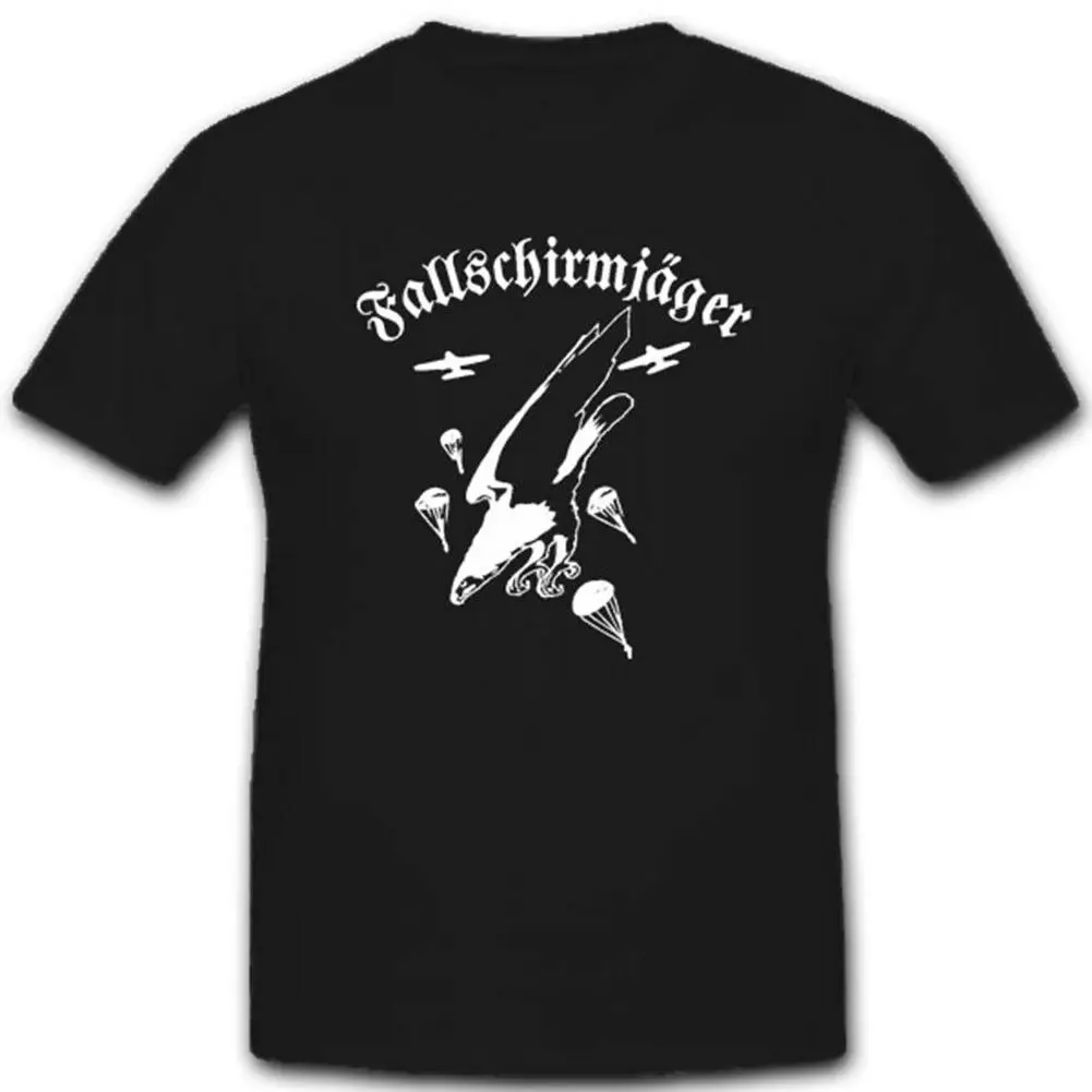 

Bundeswehr Paratrooper Eagle Badge T Shirt. Short Sleeve 100% Cotton Casual T-shirts Loose Top Size S-3XL