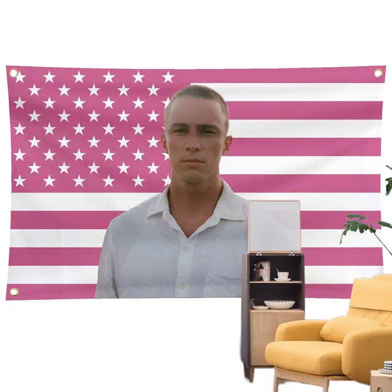 Флаги Drew Starkey розовый гобелен США Америка американский флаг украшение из