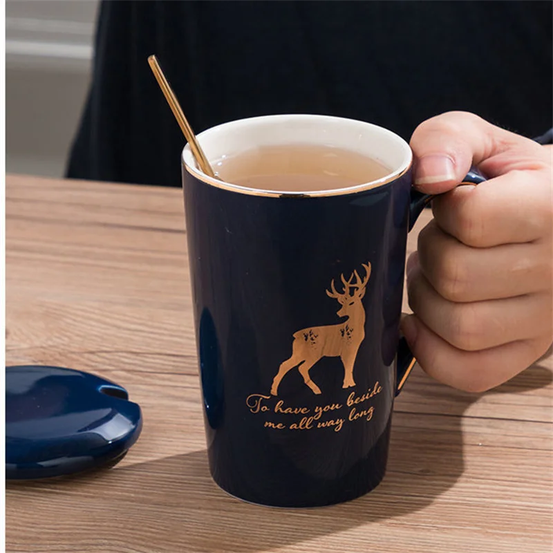 Набор кружек с Кленовым листом Бесплатная ложка крышка экологически чистый