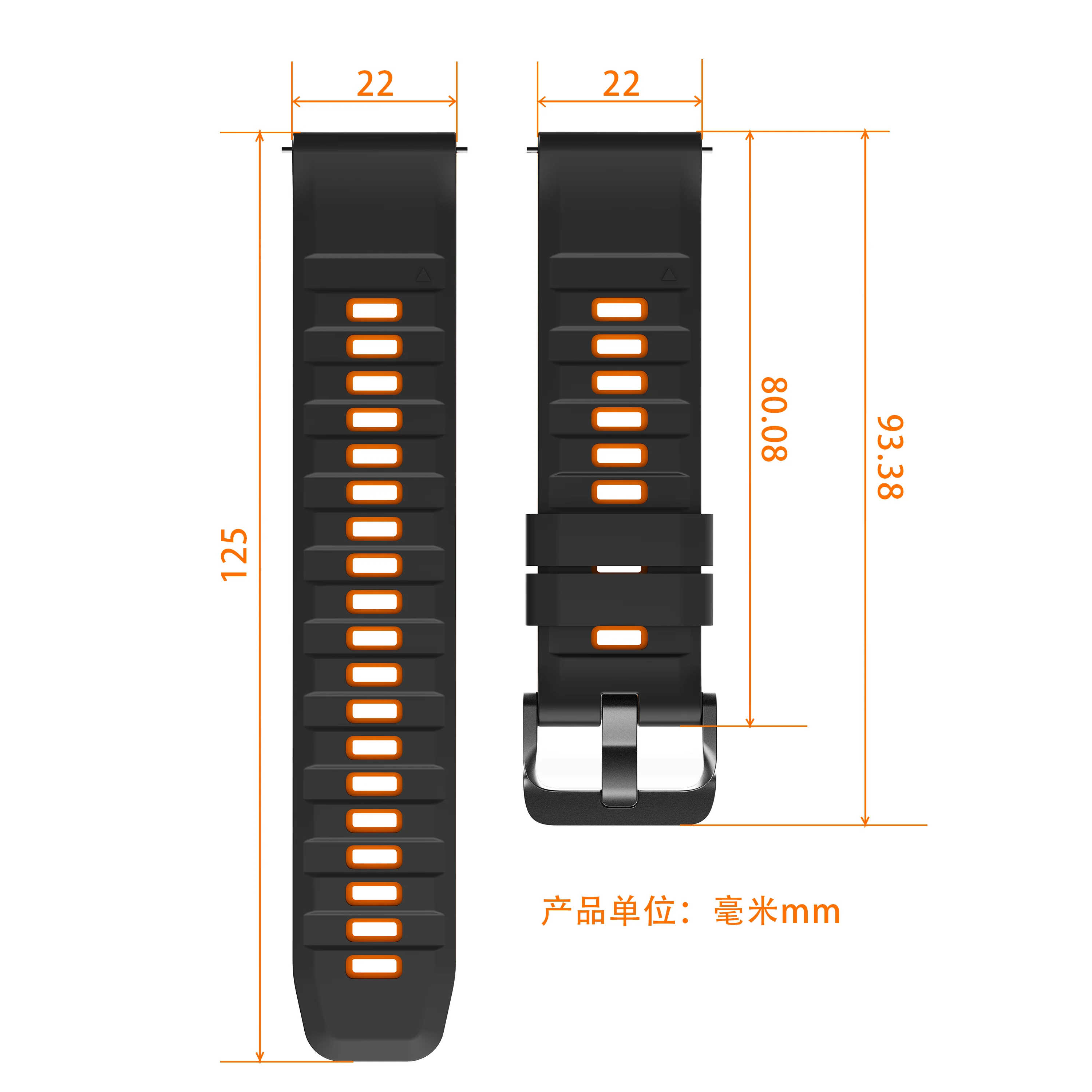 Фото Спортивный силиконовый ремешок для Redmi Watch 5 Lite/5 Active, дышащий браслет, ремешок для часов Xiaomi Redmi Watch 5 Active, 22 мм, ремешки для часов. №3