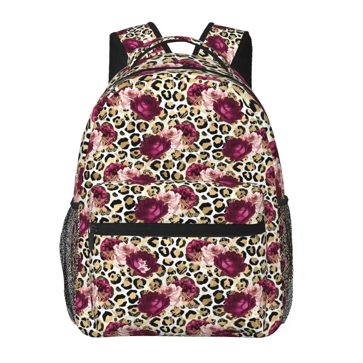 

Милые золотистые и розовые рюкзаки с цветочным рисунком, большие дизайнерские рюкзаки для подростков, для велоспорта и старших классов