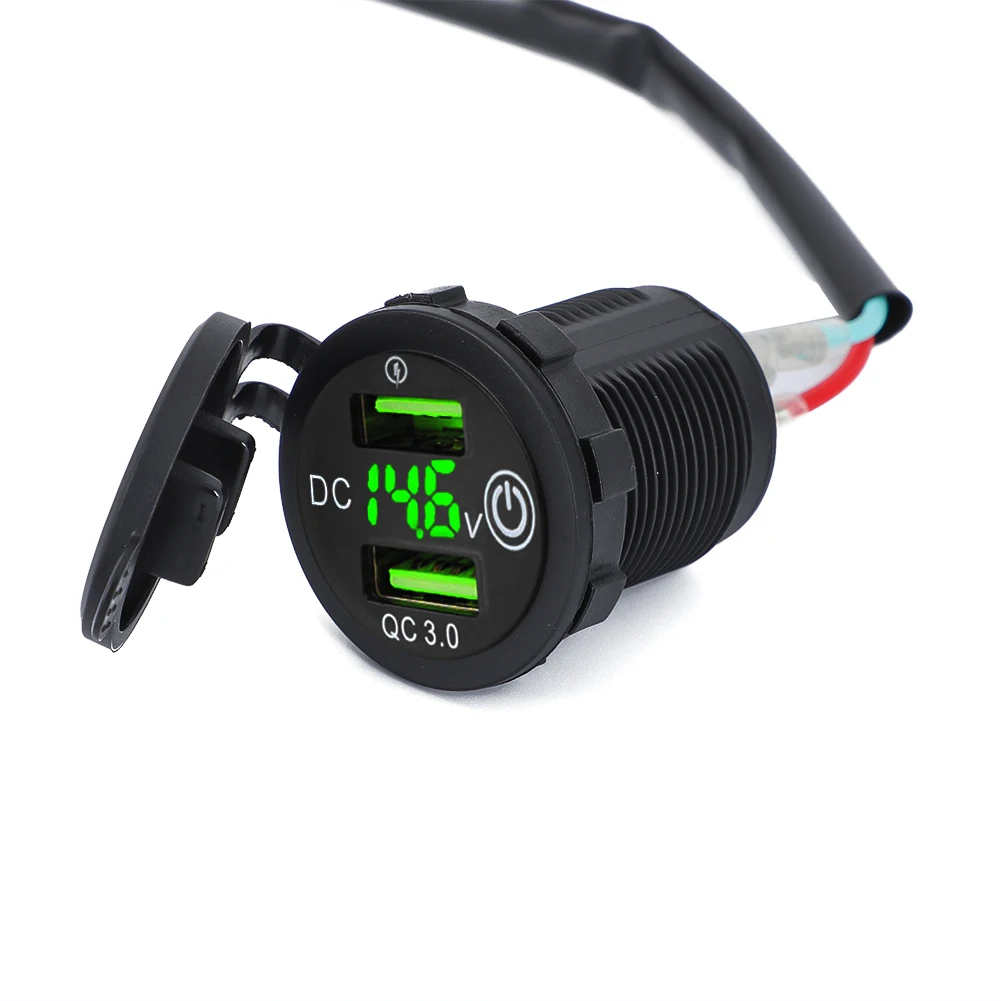 

Быстрое зарядное устройство с двумя USB-портами и реле для камеры в мотоцикле, для Kawasaki Versys 650 Ninja400 Ninja650 NINJA 400