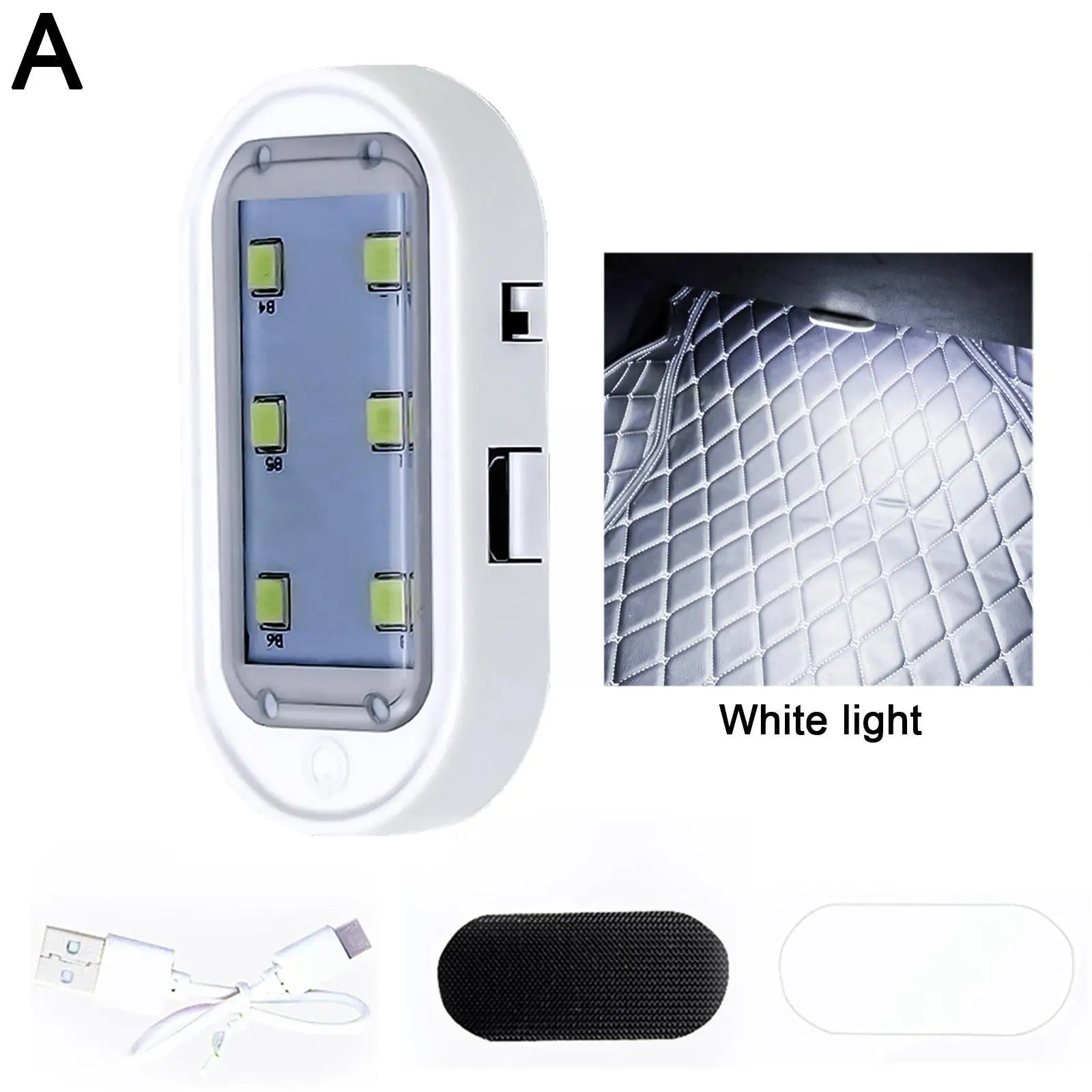 

Магнитный беспроводной светодиодный внутренний светильник, светодиодная лампа, автомобильный светильник на крышу, автомобильная лампа, по...