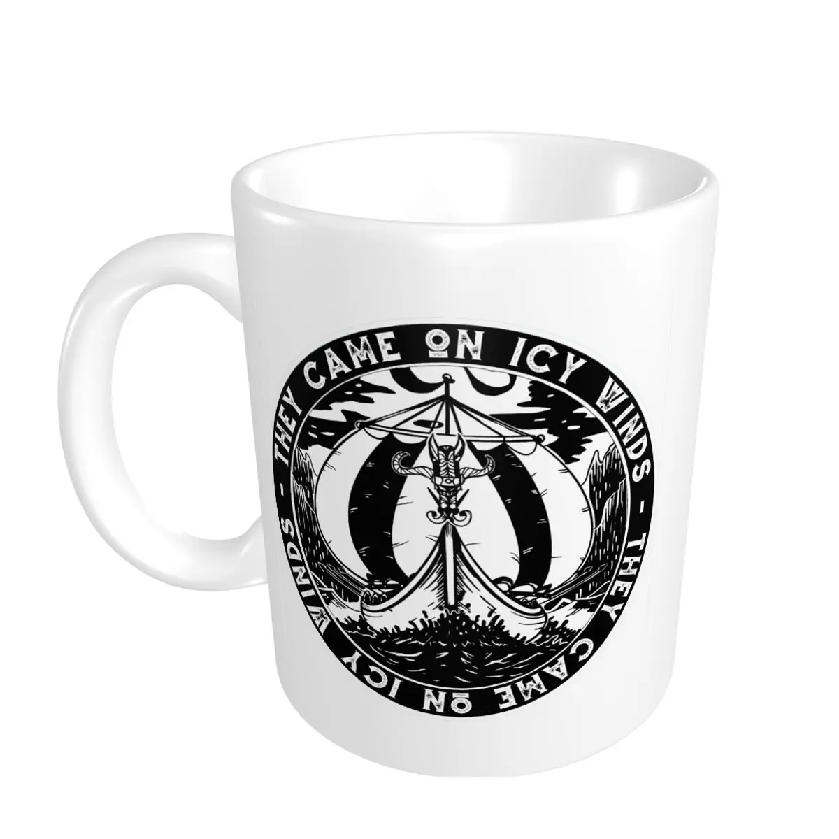 

Promo Creative Viking Ship Saying Nordic VIkings Gifts Vikings Mugs Funny Novelty R339 CUPS Print tea cups