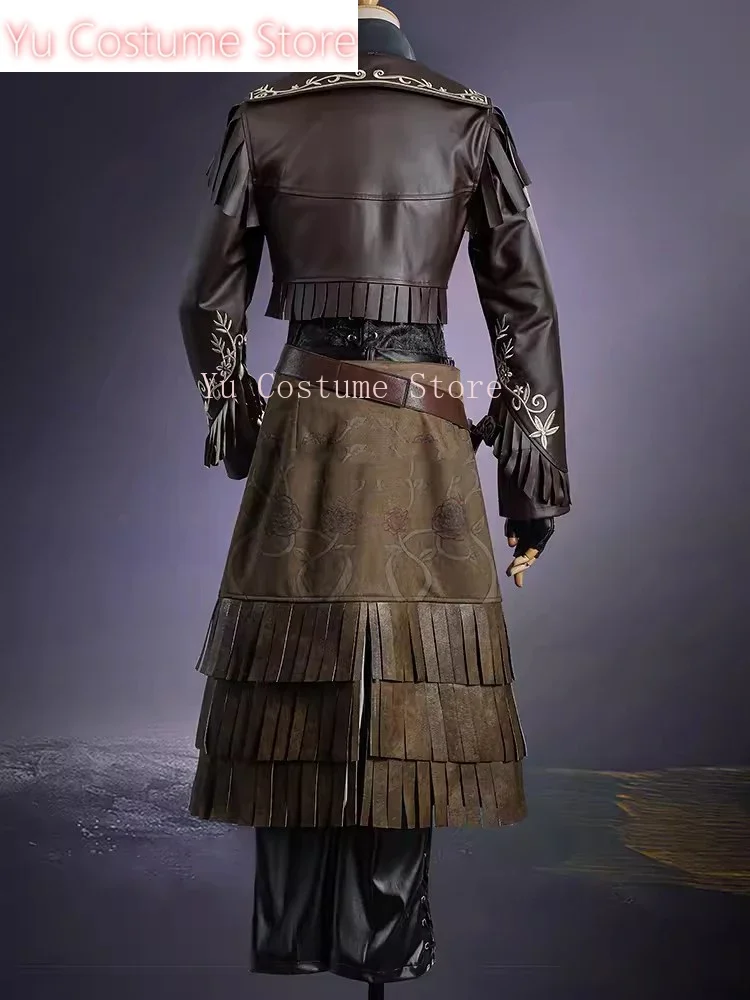 YuCostumeIdentity V Деми Бурбон Барсалка Черная Роза Леди QiZhen Модный Игровой Костюм