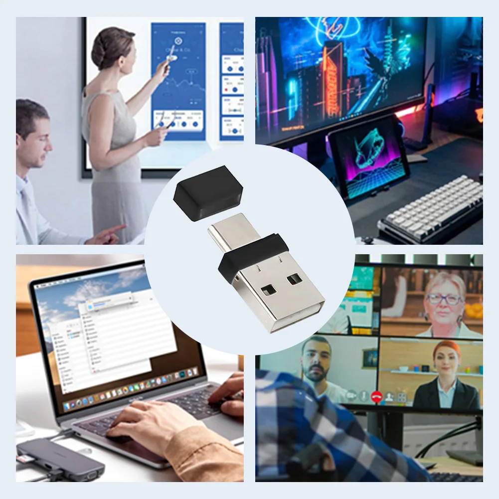 Фото USB Type C 2 в 1, незаметный шейкер для мыши, автоматический шейкер для мыши без драйверов, мини-шейкер для мыши для ноутбука, сохраняющий компьютер в режиме ребуса №4