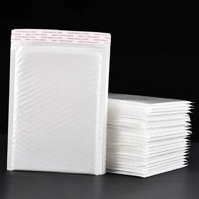 

5Pcs/Set Bubble Mailers Poly Bubble Mailer Self Seal Padded Envelopes Gift Bags for Book Magazine Lined Mailer Self Seal