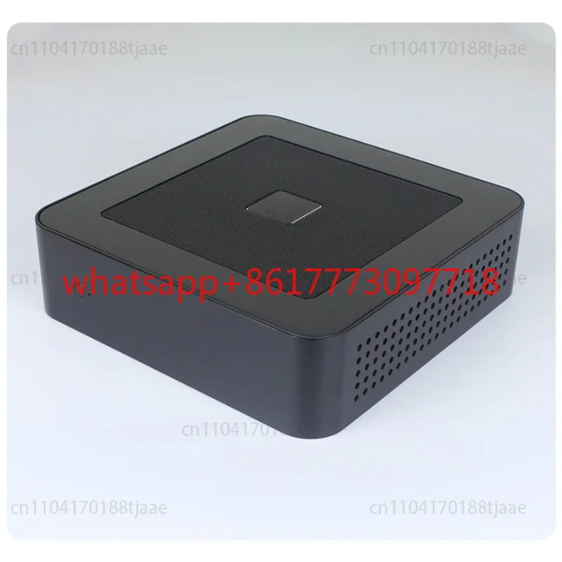 Фото Полностью алюминиевый корпус Mini ITX, блок питания DC-ATX, настольный компьютер для сборки своими руками, компактный корпус с горизонтальной интегрированной графикой. №5