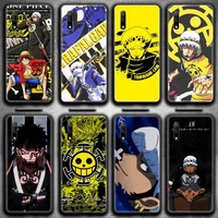 one piece doctor trafalgar d water law phone case for huawei honor 30 20 10 9 8 8x 8c v30 lite view 7a pro