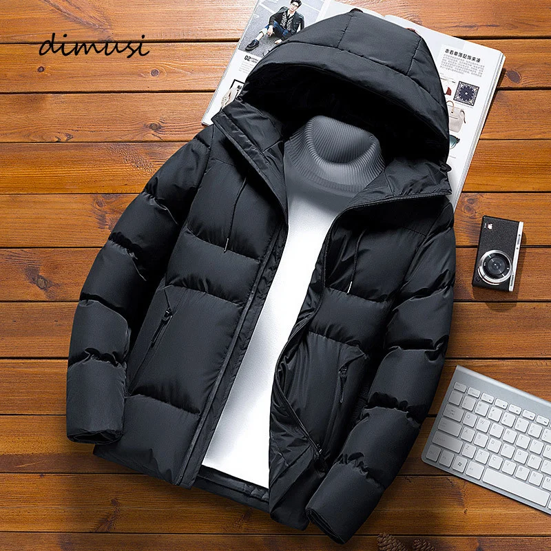 

Winter Men's Jacket Fasion Man Cotton Tick Warm ded Parkas Casual Outwear Termal Sportwear Jackets Men Clotin