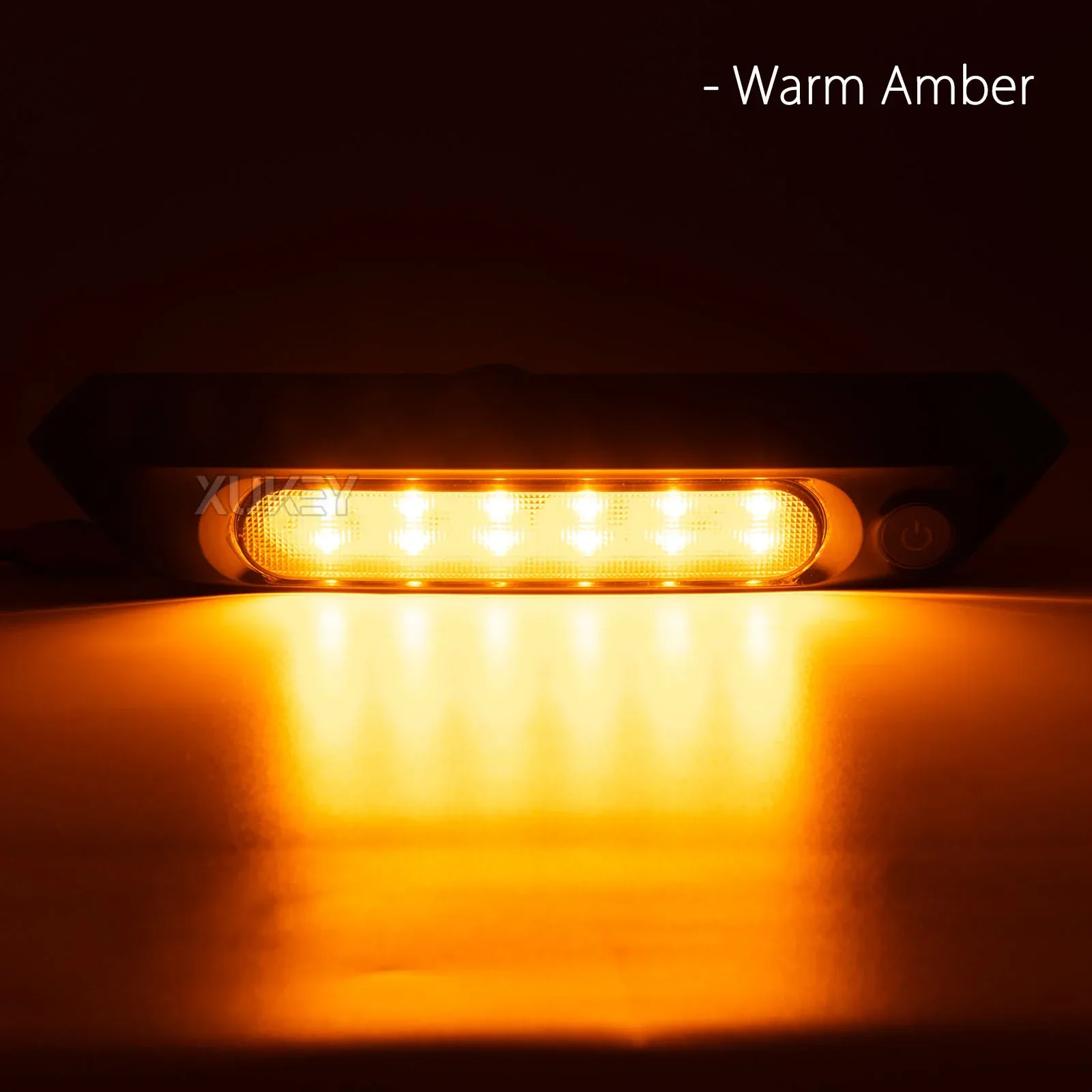 WANWUXIN двухцветный 285 мм 12 В-24 В тент для крыльца янтарно-белый водонепроницаемый с