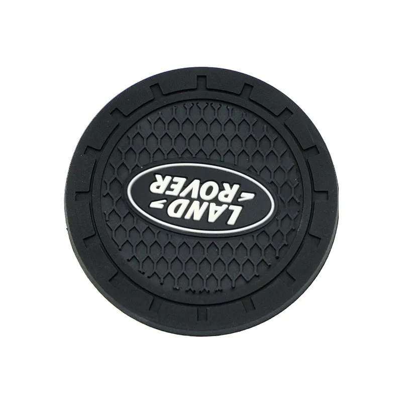 

Силиконовая противоскользящая накладка с логотипом автомобиля, держатель для напитков, аксессуары для интерьера для Land Rover RANGE ROVER SPORT Freelander 4 Evoque