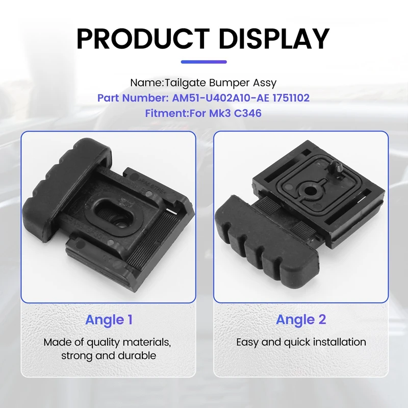 Задний бампер Assy AM51-U402A10-AE 1751102 для Ford Focus Mk3 C346 багажник амортизирующие коврики