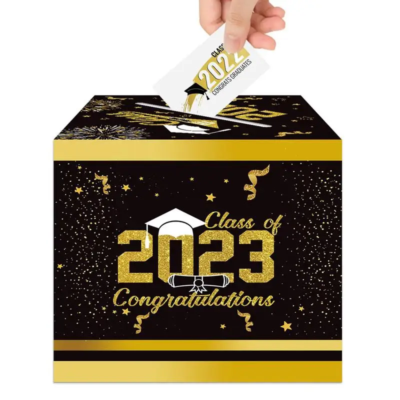 

Graduation Card Holder Box Graduation Favor Boxes Cards Congrats Grad Gift Card Box Class Of 2023 Cardholder Graduation Party