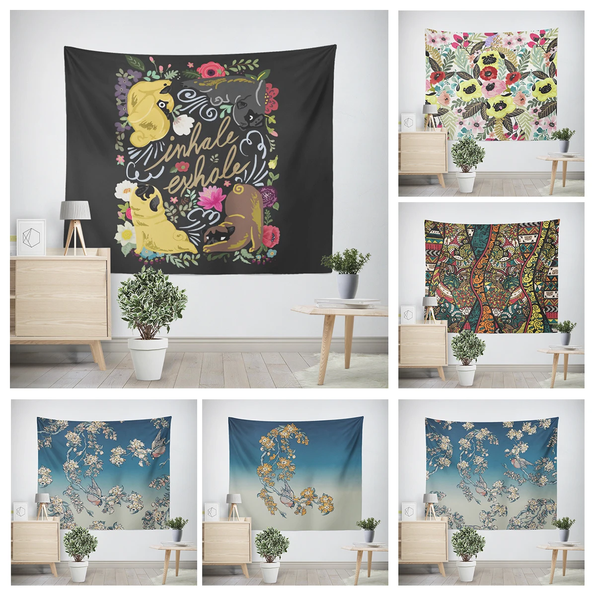 Домашний декор настенный гобелен эстетическая стена для спальни искусство на