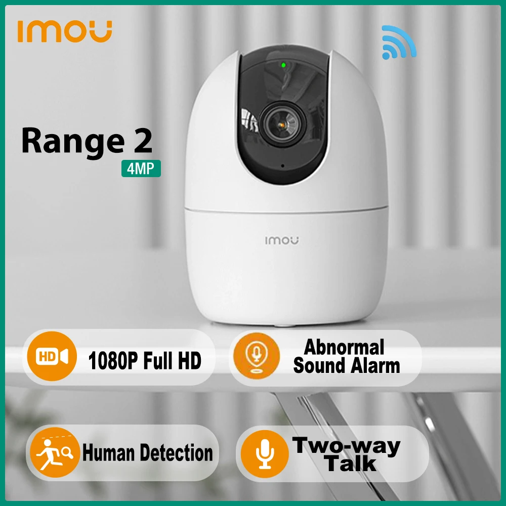 

Dahua IMOU Ranger 2 4MP IP Camera 360° Camera Human Detection Two-way Talk Night Vision Baby Wireless Wifi Monitor Smart Home