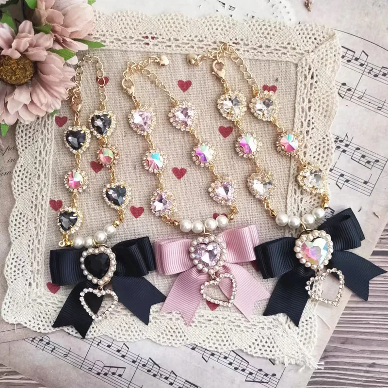 Аксессуары из бусин для женщин милые женские браслеты в японском стиле девушек с