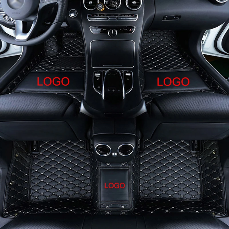 

Custom LOGO Car Floor Mats for BMW F02 Long 7 Series 2008-2015 Year Interior Details Auto Accessories Carpet