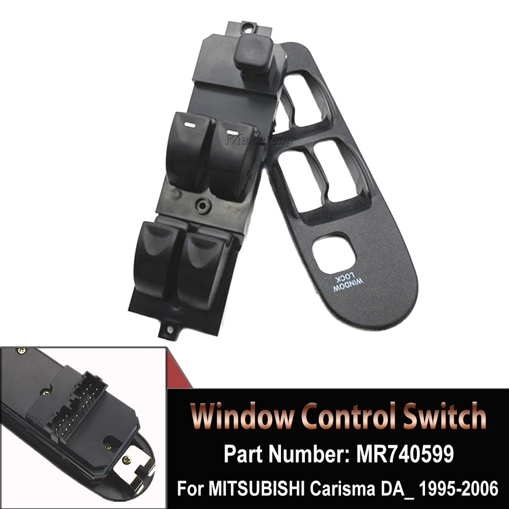 

New Electric Power Window Master Switch Lifter Button For Mitsubishi Space Star 1996-2004 MR740599 MR792845 MR792851 Auto Parts