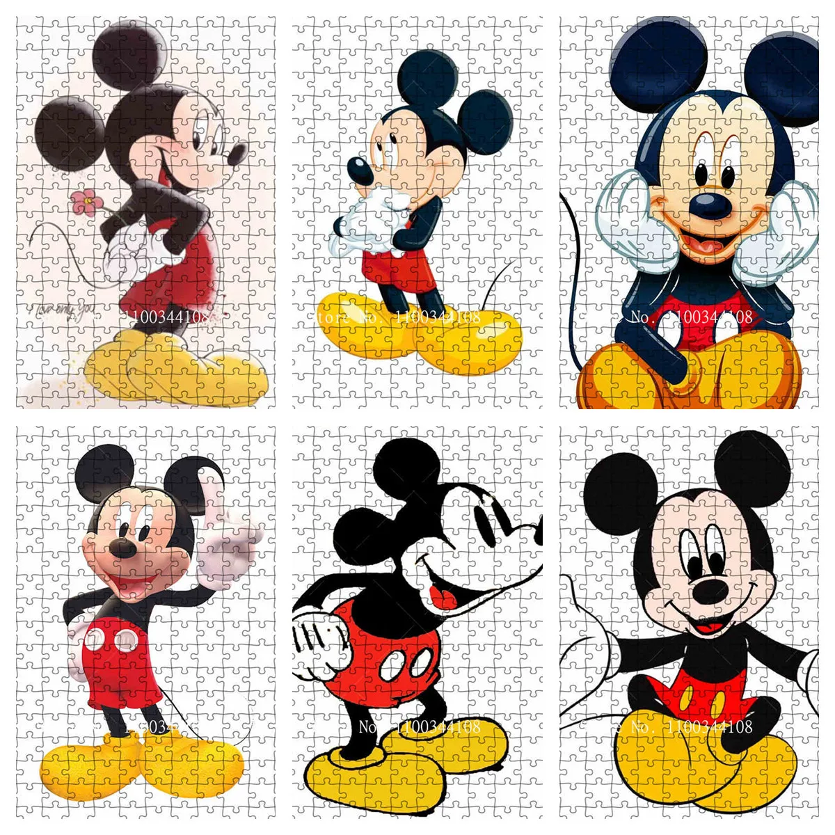 

Mickey Mouse Jigsaw Puzzles 300/500/1000 Pcs Disney Cartoon Puzzles Children Early Education Puzzle Boy Girl Toys Birthday Gift
