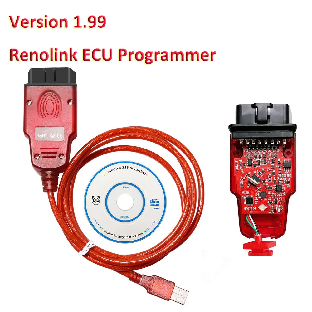 Программатор для автомобильного ECU Renolink V1.99, обновленный программатор для BMW 1 99, инструмент для сброса подушек безопасности