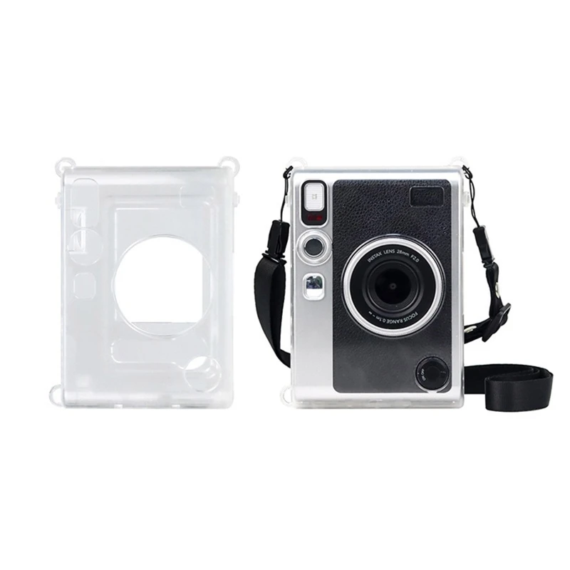 

Чехол для камеры fujifilm Mini EVO портативный прозрачный пылезащитный чехол практичный легкий с ремешком E8BE E8BE