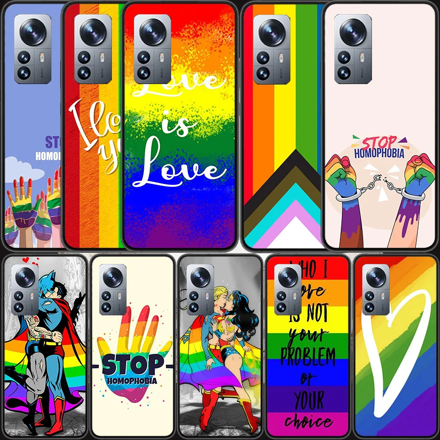 

Lesbian LGBT Rainbow Novelty Phone Case For Xiaomi Poco X4 X3 NFC M4 Pro 5G GT M2 M3 Mi Note 10 Lite F3 F2 F1 A1 A2 A3 CC9E Capa