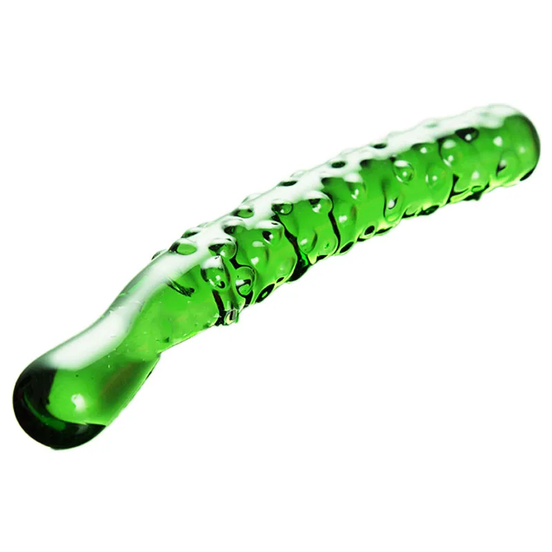 

Зеленый огурец точечная стеклянная Анальная пробка чувственная секс-игрушка исследование попа игра Вагина Женщины Мужчины стимуляция оргазма мастурбация задняя крышка