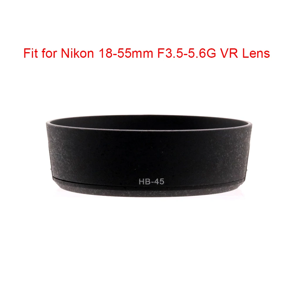 Бленда для объектива Φ HB45 Nikon HB-45 DX 18-55 мм f/3 5-5 6G VR с D5100 D5000 D3200 D3100 D3000 D5200 |