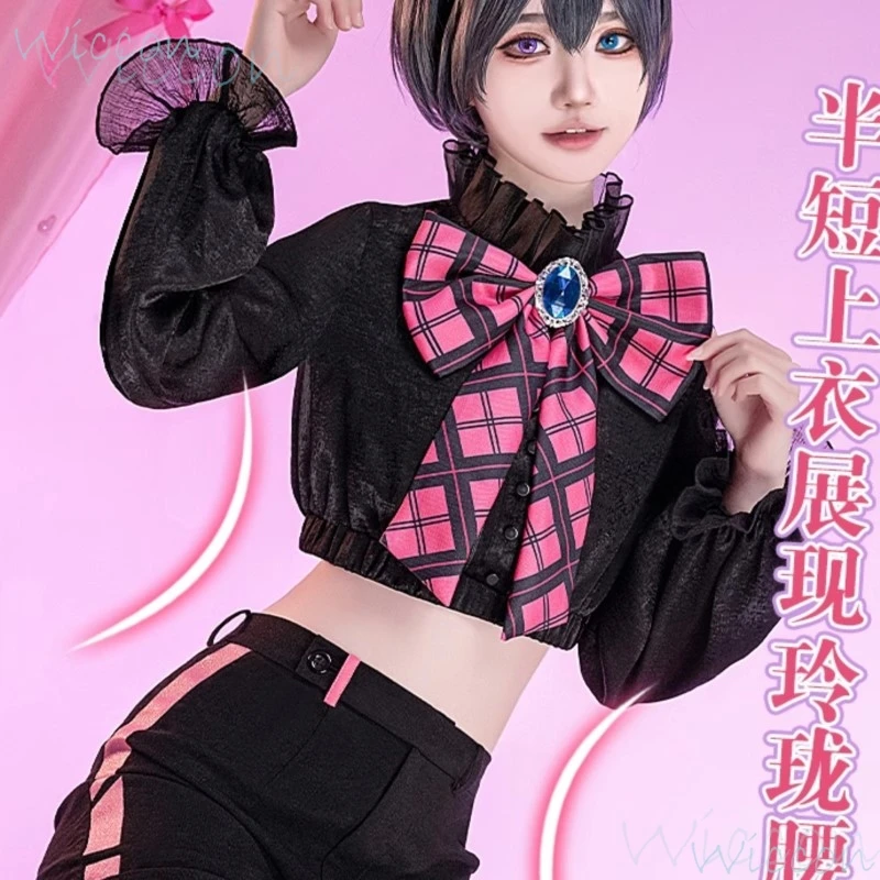 Kuroshitsuji Черный дворецкий Ciel Phantomhive Косплей Doujin Костюм Униформа Шорты Хэллоуин