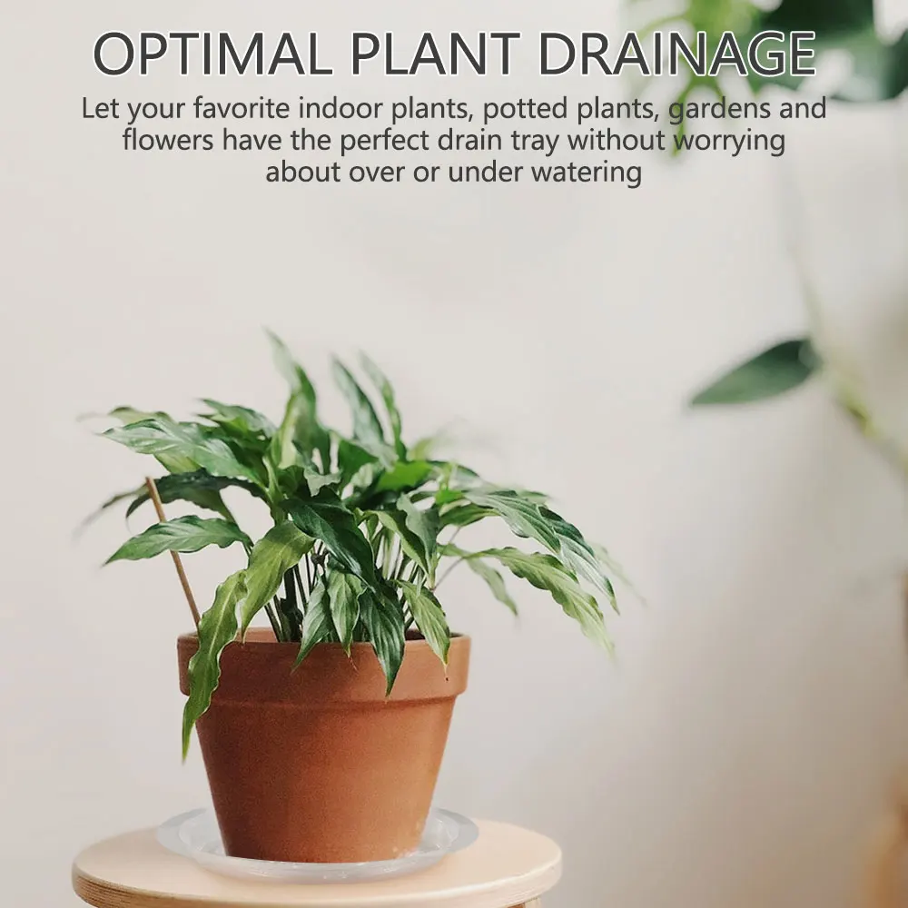 Пластиковый Поднос Для Цветочного Горшка Круглый Дренажный Тарелка Садовых