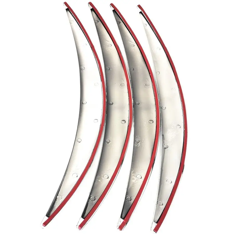 4 шт. хромированная накладка на автомобильное колесо защита от царапин