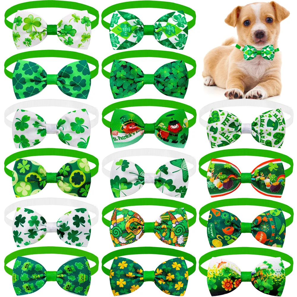 

Wholesale 20 PCS Adjustable Dog Cat Bow Tie Neck Tie Pet Dog Bow Tie Puppy Bows Collar for Kitten Collar Pet Accessories