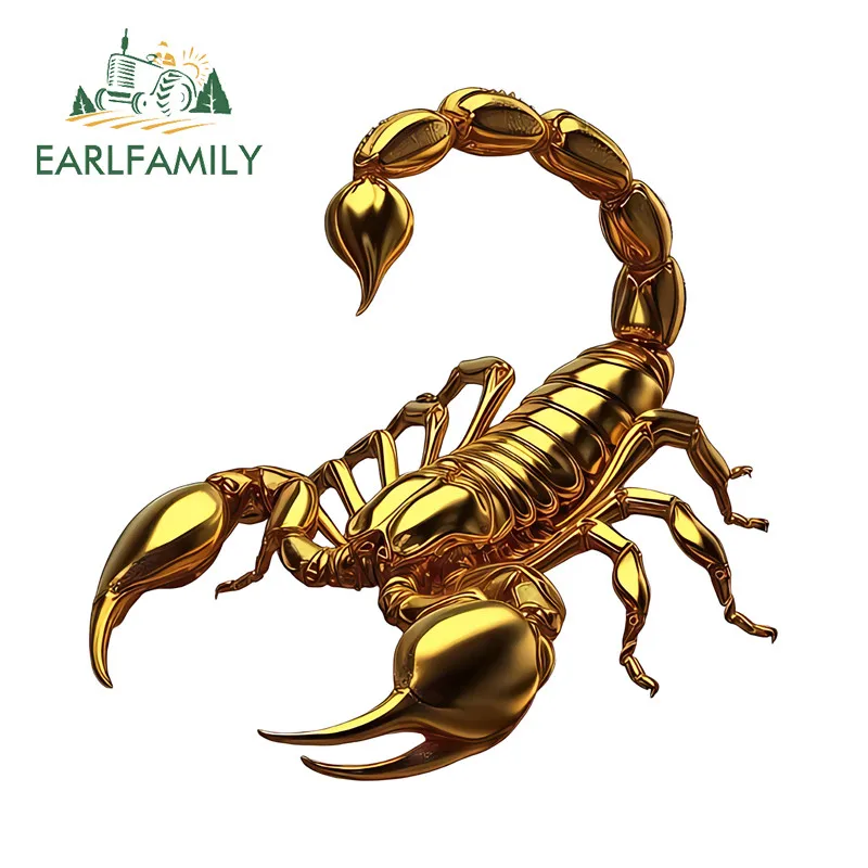 

EARLFAMILY Scorpion автомобильная наклейка водостойкие устойчивые к царапинам виниловые наклейки подходят для мотоцикла, бампера, чемодана, скейтборда, окна