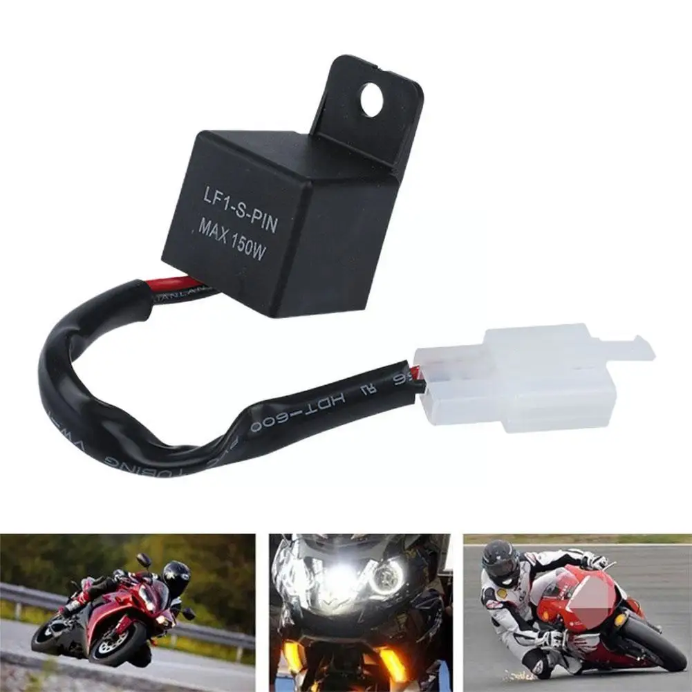 

12 а 2-контактное электронное светодиодное проблесковое реле для Honda Kawasaki мотоциклетная лампа поворота гипер вспышка K9E5