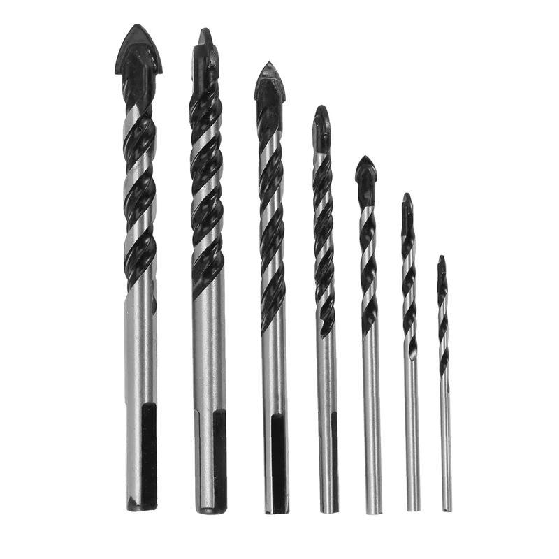 

Tungsten Carbide Drill Bit Set For Porcelain Ceramic Tile, Concrete, Brick Wall, Glass, Mirrors, Plastic Masonry And Wood (3 4 5