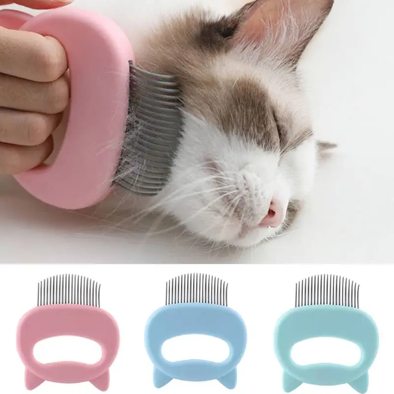 

Dog Cat Combs Hair Remover Brush Pet Grooming Tools Dog Massage Comb Brush Remove Loose Hairs Pet Cat Supplies