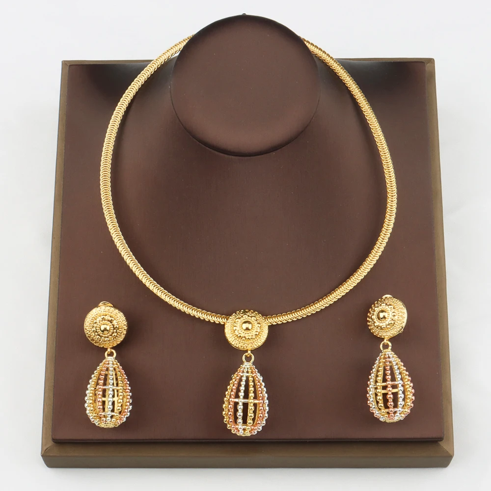 

Fashion Jewelry Bohemia Earrings Necklace for Women Drop Dangle Earrings Luxury Wedding Earrings For Engagement Jewelry Gifts