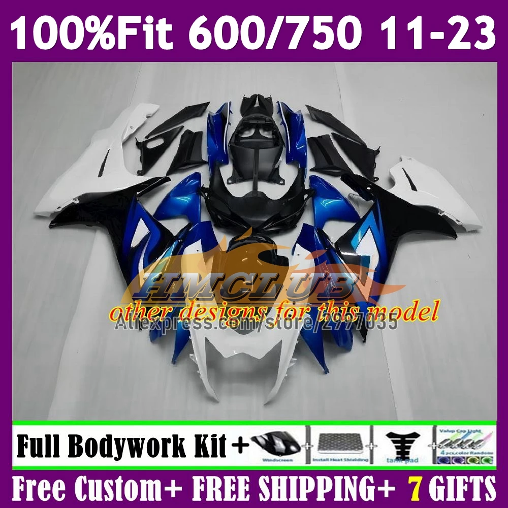 600CC K11 для SUZUKI GSXR600 GSXR 750 600 2011 2012 2013 2015 2016 2017 56No.100 GSXR750 белый синий 18 19 20 21 22 23 24