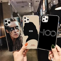 the 100 lexa tv show phone case for iphone 13 12 11 pro max mini xs max 8 7 plus x se 2020 xr silicone soft cover