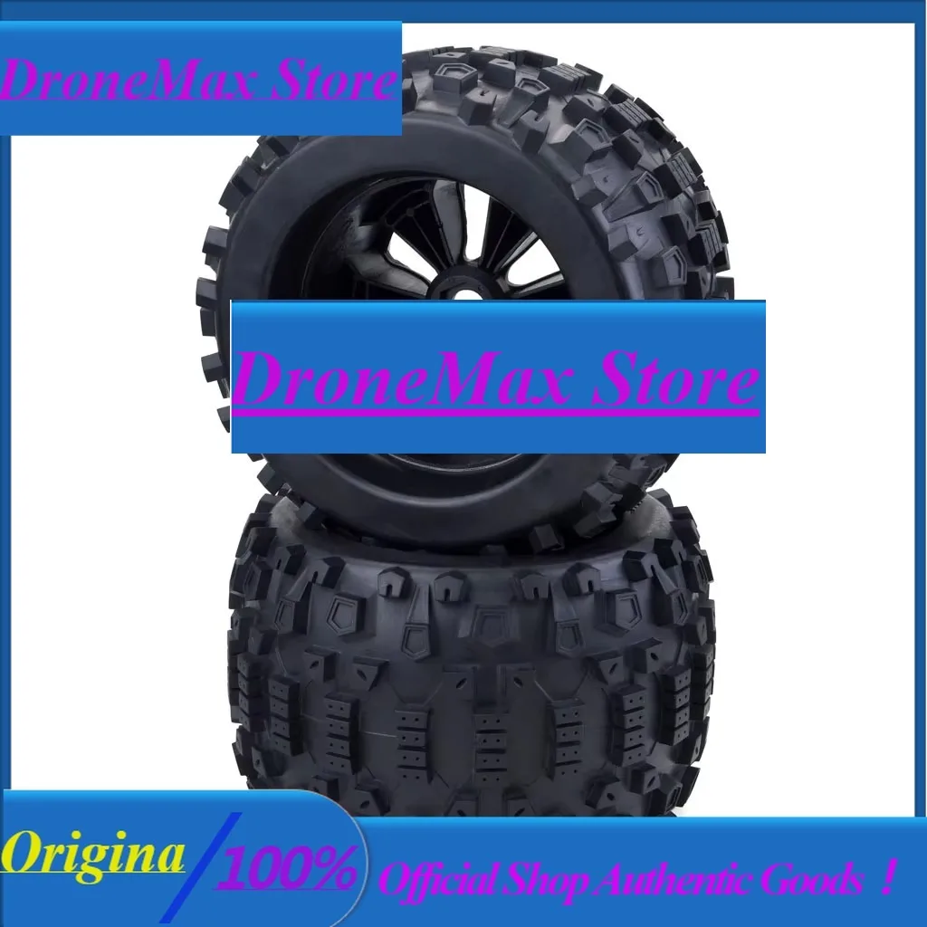 Фото DroMa4PCS 170MM 165MM Комплект колесных дисков и шин для монстер-трака с шестигранной втулкой 17 мм для радиоуправляемых внедорожных автомобилей масштаба 1/8 HPI Redcat Rovan Savage №1
