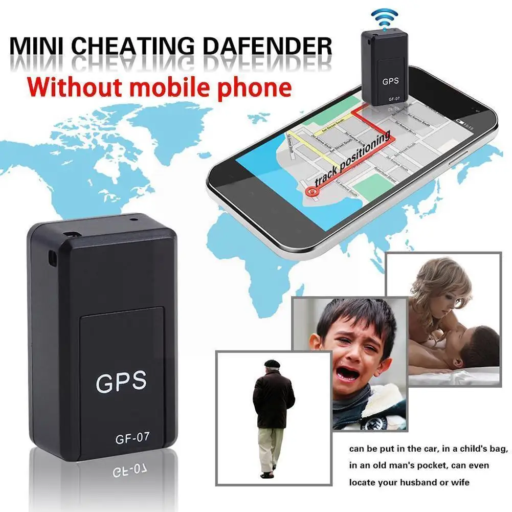

Gf-07 Magnetic Car Tracker Gps Positioner Real Locator Tracking Adsorption Recording Mini Magnet Device Tracking Anti- F5x1