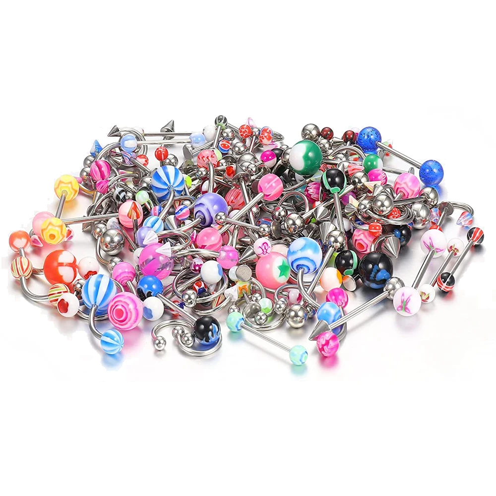 Пирсинг для пирсинга тела украшение пупка носа языка соска бровей губ пирсинг 22