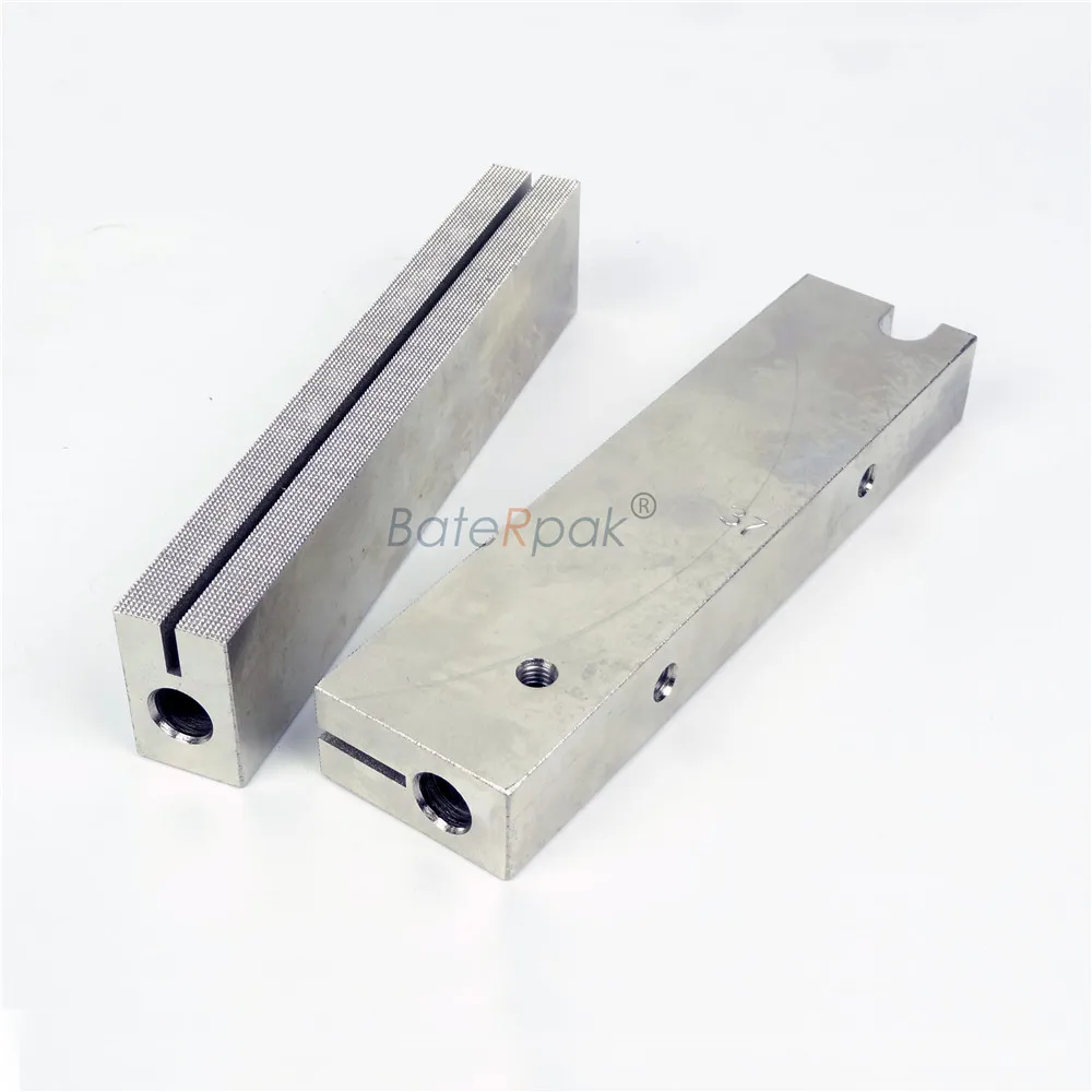 BateRpak Vertical Packaging Machine Horizontal Seal Heat Steel Block,Three Side Sealing Module stripe,Cross line Clamp1pair BateRpak Vertical Packaging Machine Horizontal Seal Heat Steel Block,Three Side Sealing Module stripe,Cross line Clamp1pair