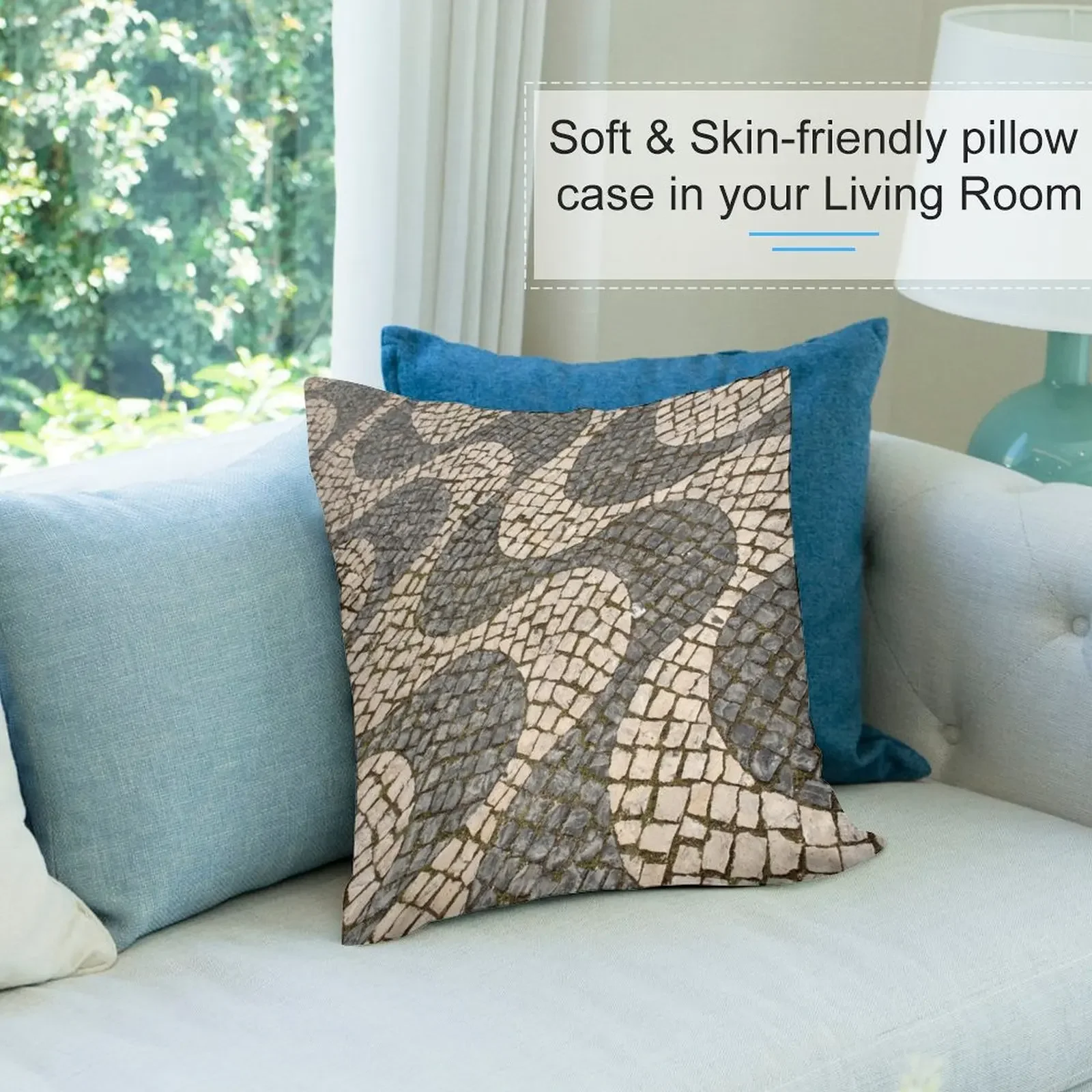 Cal?ada Portuguesa - португальский тротуар декоративная подушка рождественские