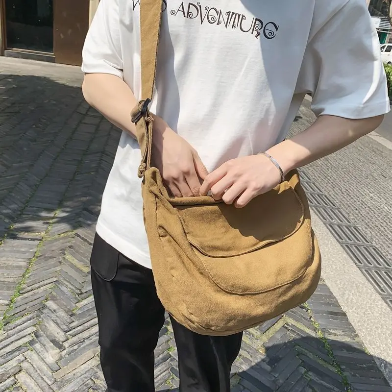 Холщовая женская студенческая сумка Go To Class в гонконгском стиле ленивый ветер