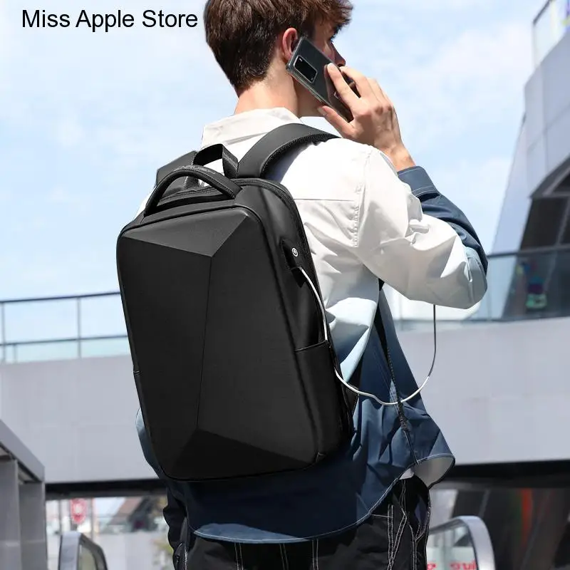 

Мужской деловой дорожный рюкзак с отделением для ноутбука 15,6 дюйма и защитой от кражи