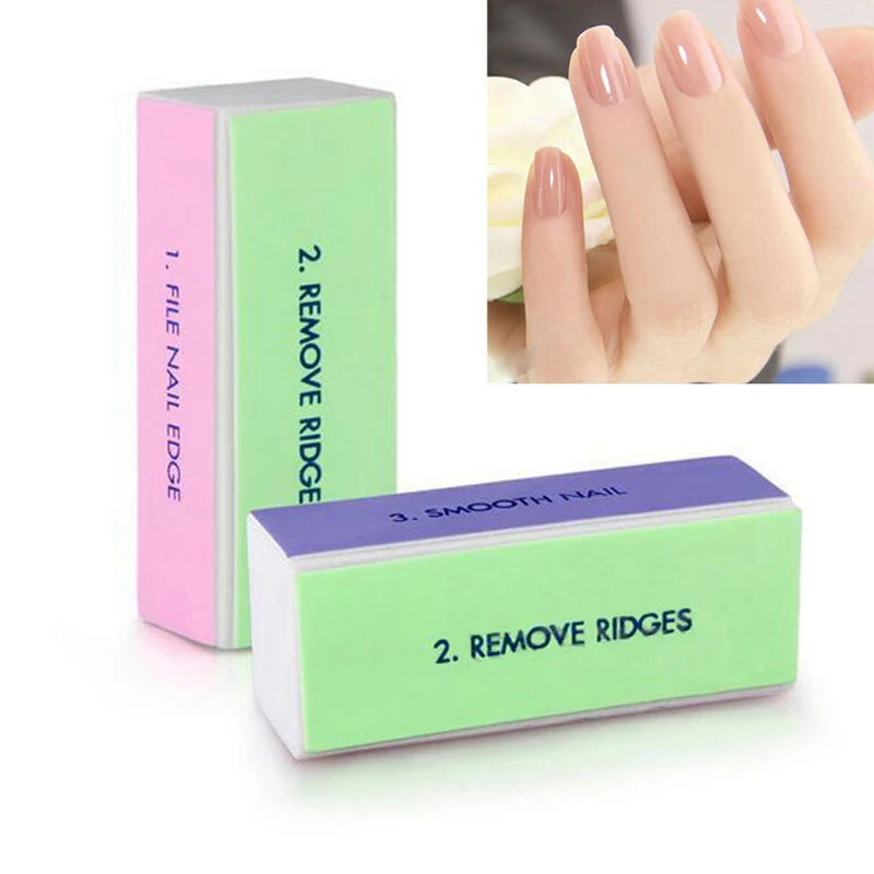 

1Pc Manicure Nail Art Tips Sanding Polish Buffer Block Shiner File 4 sides Nail Art Polisher Nail File For Nail art tools