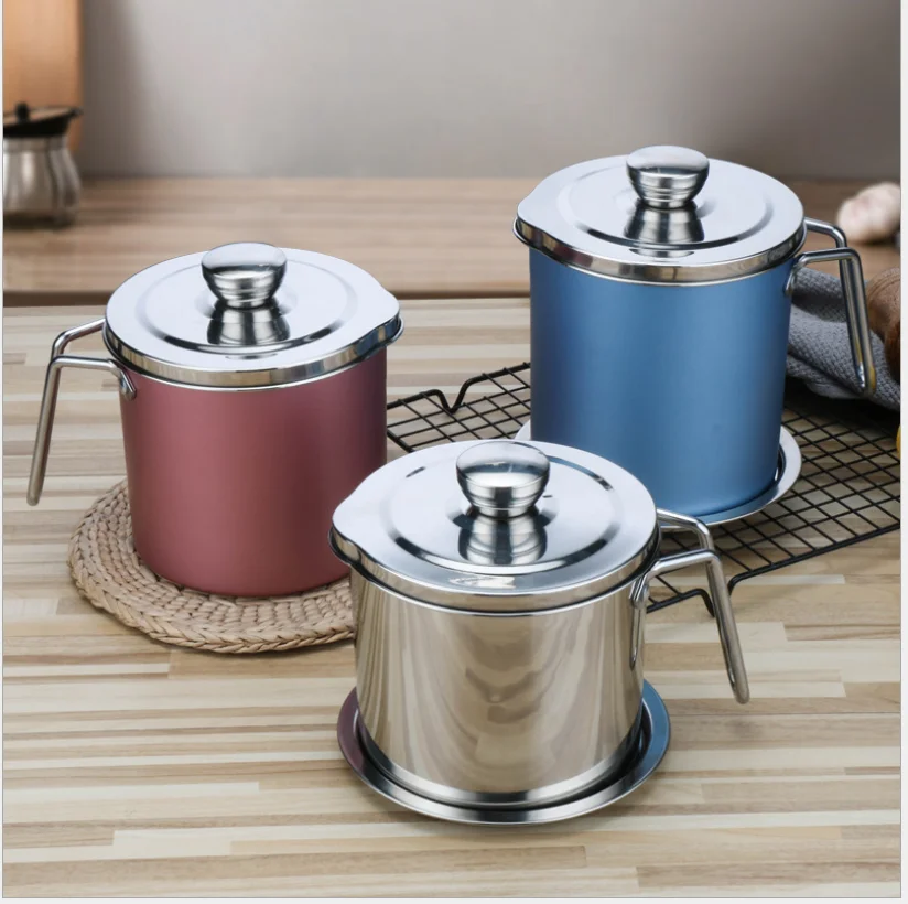 

Масляная масляная емкость большой емкости из нержавеющей стали 304, бытовой фильтр для масла, цвет масляного бака