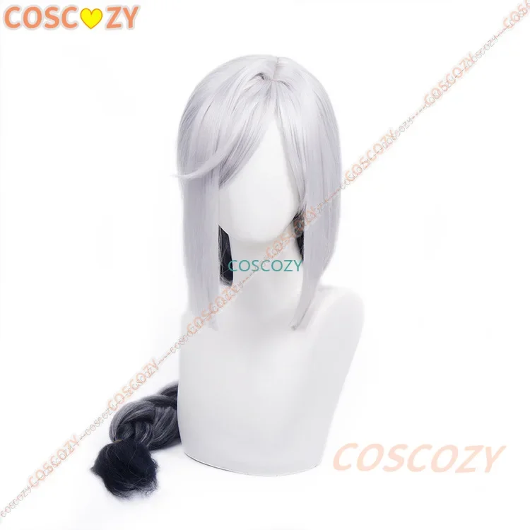 Игра Genshin Impact Shenhe Косплей Костюм Парик Женское Сексуальное Черное Вечернее